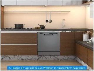 Lava-louças Midea 8 serviços cinza por R$ 811