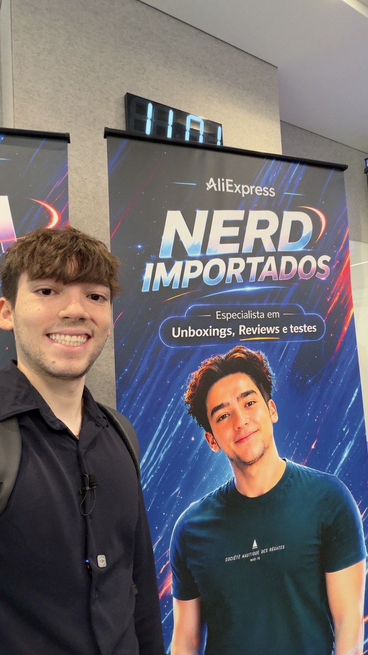 Encontro em evento do AliExpress